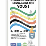 Venez fêter le passage de la flamme olympique avec nous le 10 juillet !